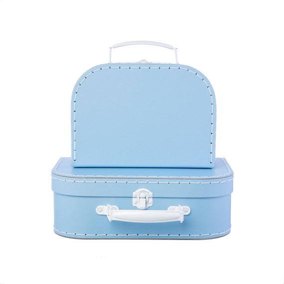 Pastel Blue Suitcases - Set of 2