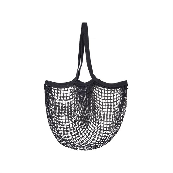 Black String Shopping Bag